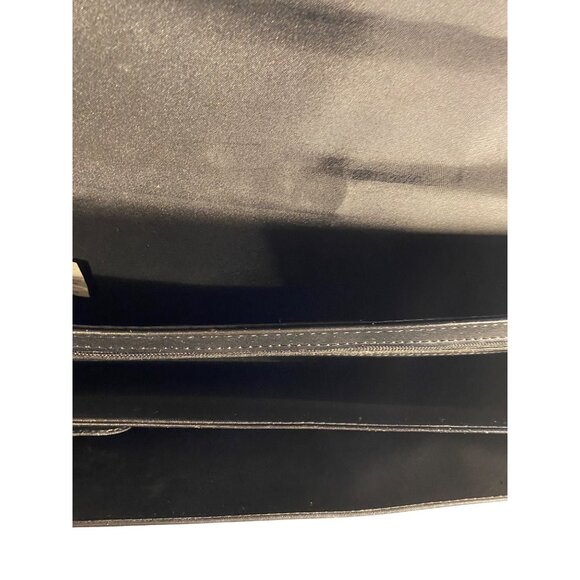 Franklin Covey Black Briefcase With Combination Lock & Zipper Pocket - Picture 6 of 6